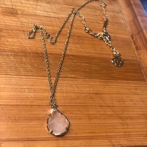 Kendra Scott Kiri Pendant Necklace | Rose Quartz